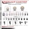 Service Caster 3'' Nylon Swivel 1-3/8'' Expanding Stem Caster with Brake SCC-EX20S314-NYS-TLB-138 - alternate 3